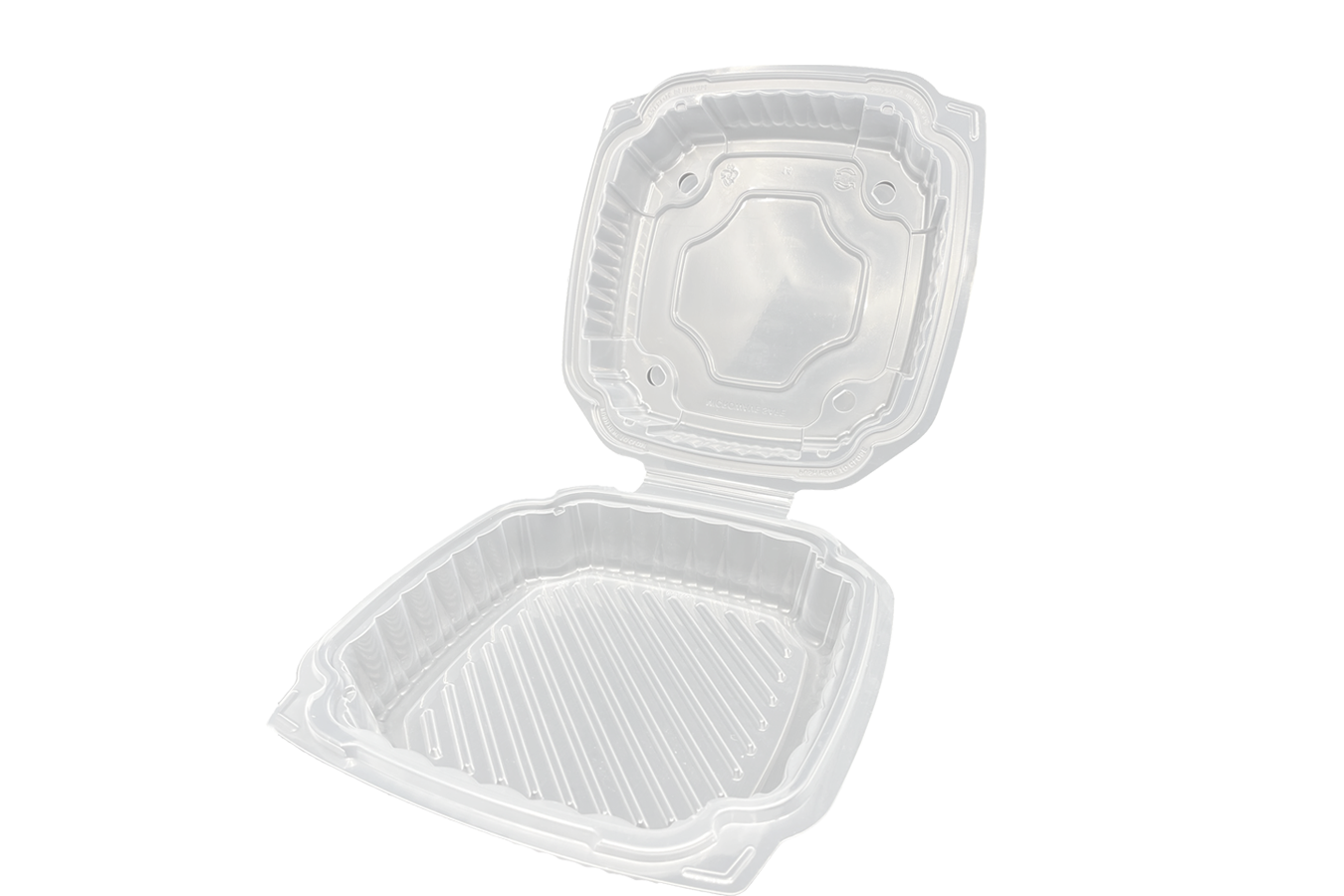 Ecopax EcoView PVS991 Hinged Container with Clear Base and Clear Top