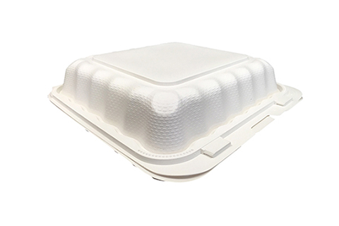 Ivory Polypropylene PP Plastic Pebble Box 9 inches hinged container