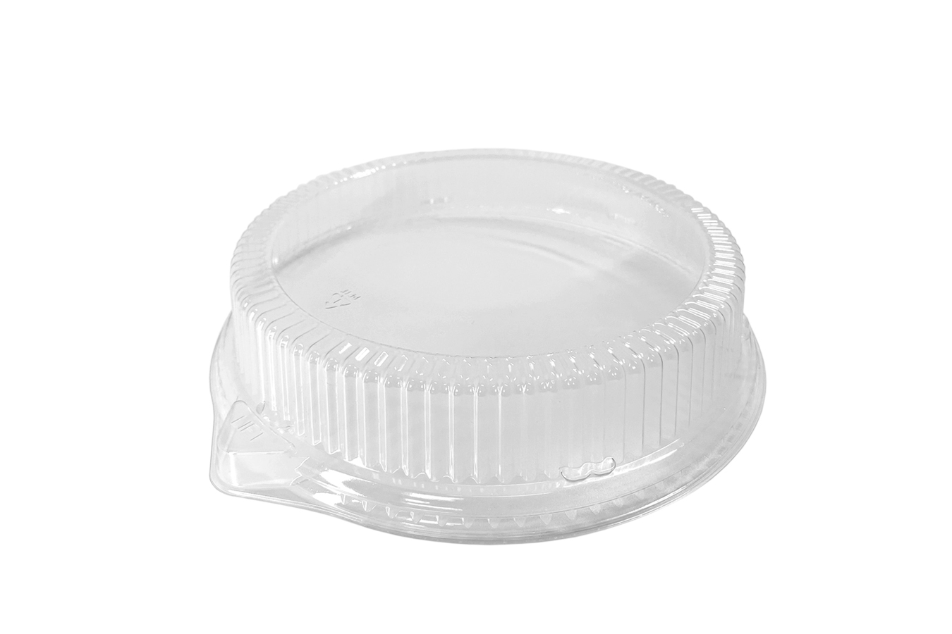 Clear PET Dome Lid for Ecopax Pebble 9 inches PP Plate