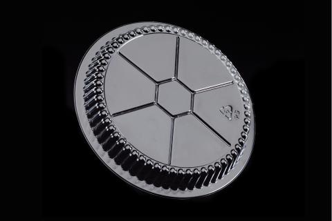8 inches Clear Transparent OPS Round Crystalline Dome Lid for aluminum Pans