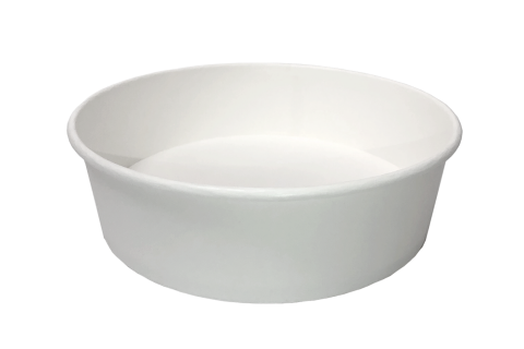 Premium takeout container white color 48 oz size Athena paper bowl by Ecoapx Inc